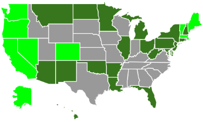 legal pot states map
